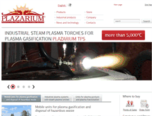 Tablet Screenshot of plazarium.com